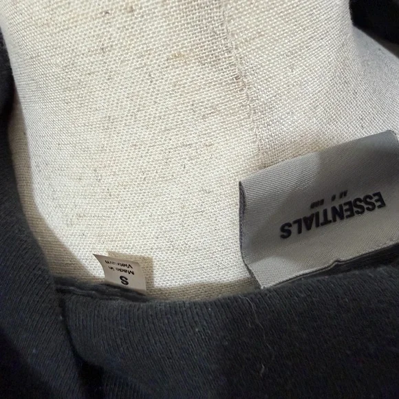 Essentials Black Hoodie - Picture 3 of 4